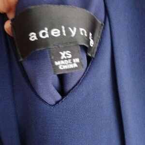 Adelyn  Rae navy blue  cocktail dress